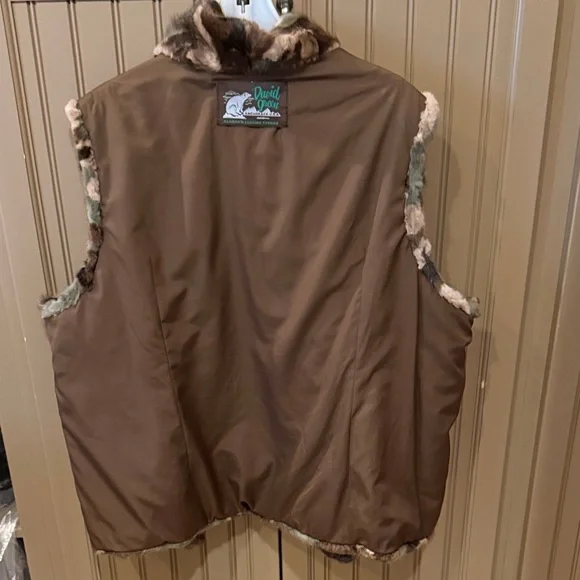 David Green Mink Camouflage Vest - Picture 4 of 5